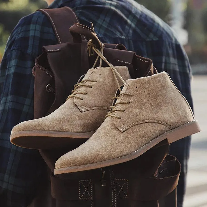 Men's Classic Smart Casual Chelsea Boots Lace-up Shoes