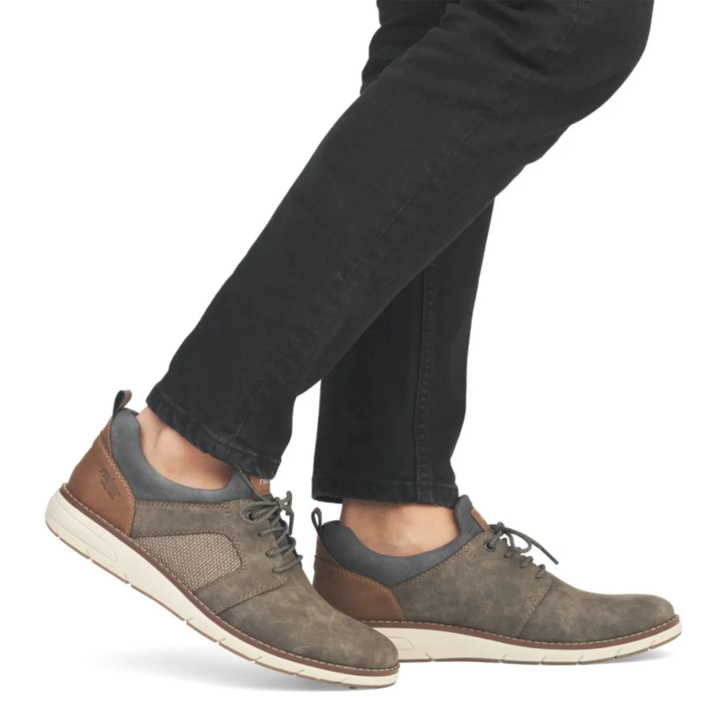 Men's Rieker 11351-25 Dustin 51 Kaffee/Fango/Rauch/Nuss Synthetic