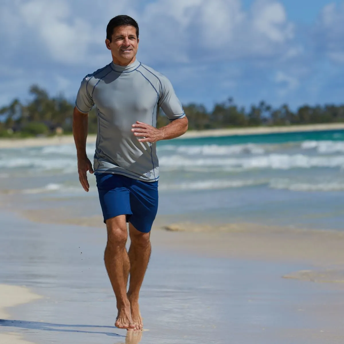 Men's Short Sleeve Active Sun & Swim Shirt