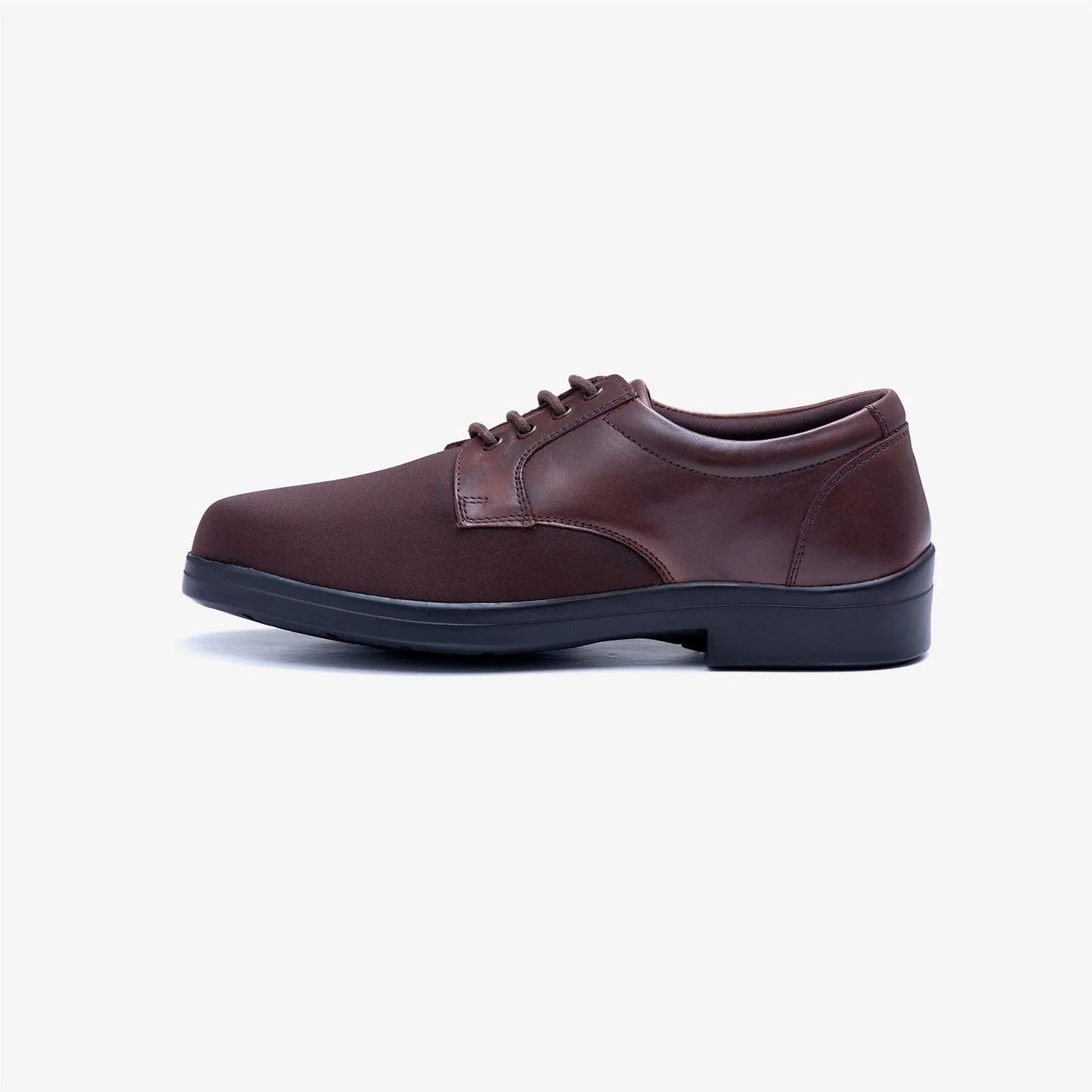 Mens Wide Fit Tredd Well Ryan Lace Up Shoes - Brown