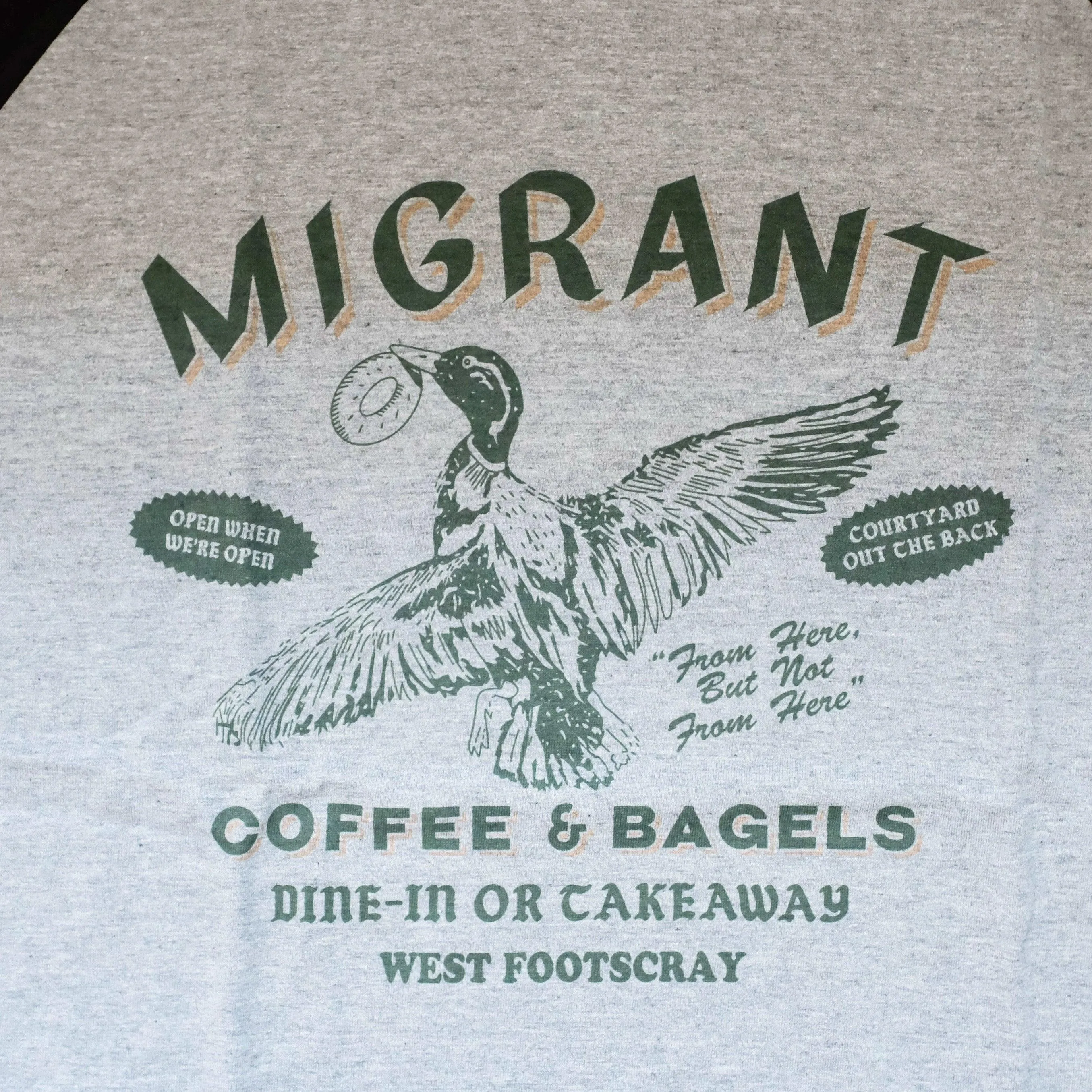 MIGRANTS 3/4 LONG SLEEVE TEE