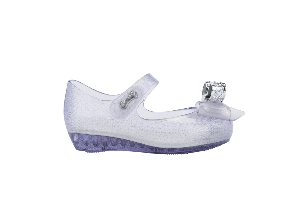 Mini Melissa Mini Ultragirl Stars BB - Clear Glitter White