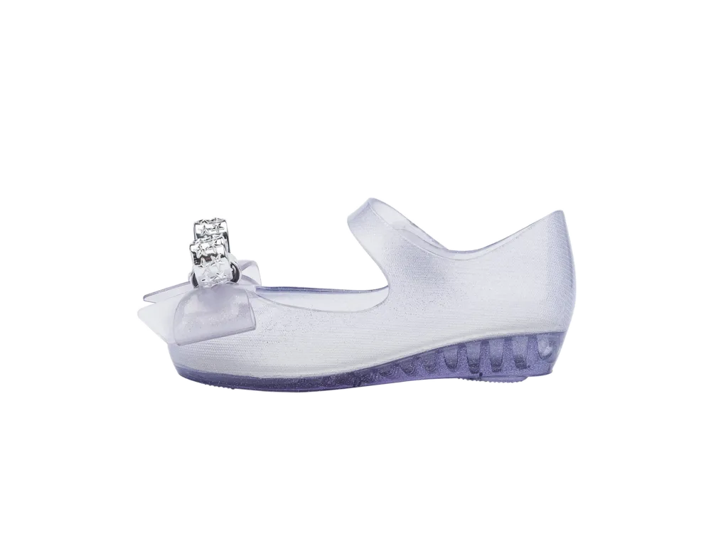 Mini Melissa Mini Ultragirl Stars BB - Clear Glitter White
