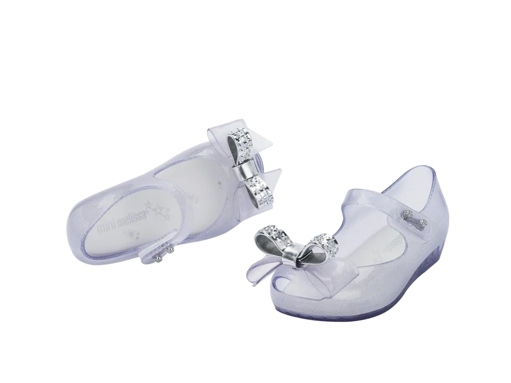 Mini Melissa Mini Ultragirl Stars BB - Clear Glitter White