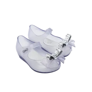 Mini Melissa Mini Ultragirl Stars BB - Clear Glitter White
