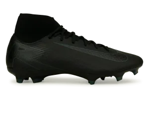 Nike Men's Zoom Mercurial Superfly 10 Academy FG/MG Black/Deep Jungle
