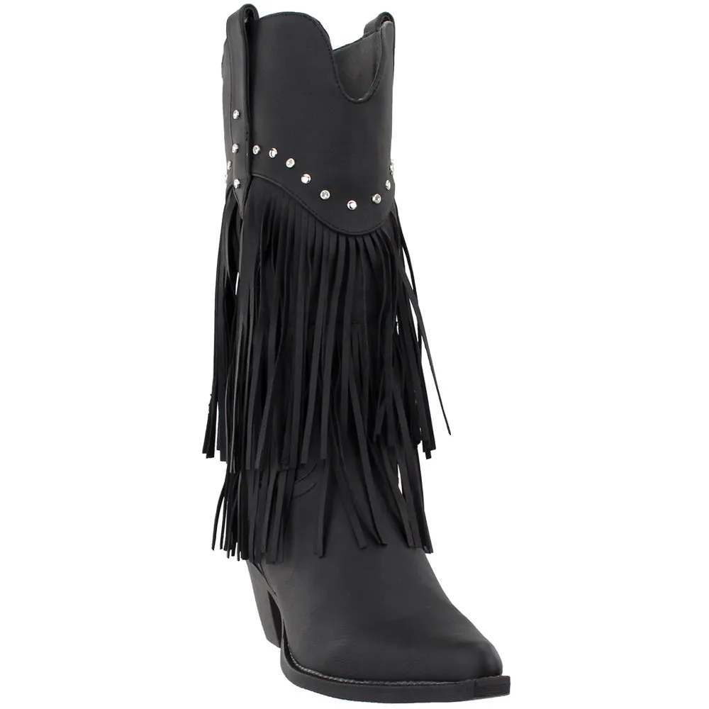 Oakley Studded Pointed Toe Cowboy Boots