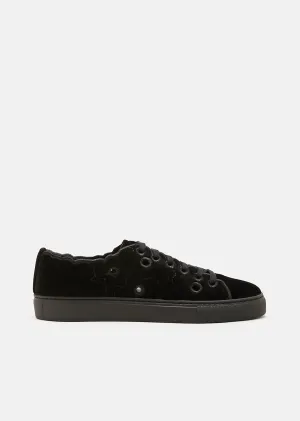 Padded Velvet Flower Trainer