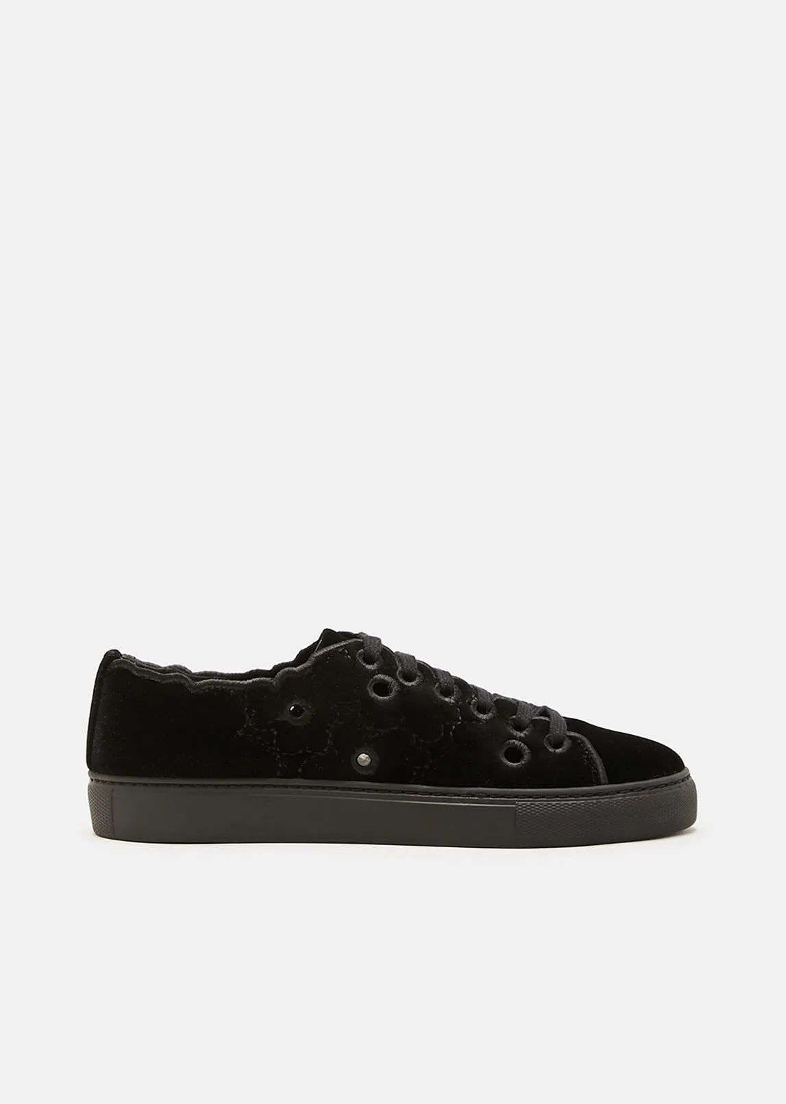 Padded Velvet Flower Trainer