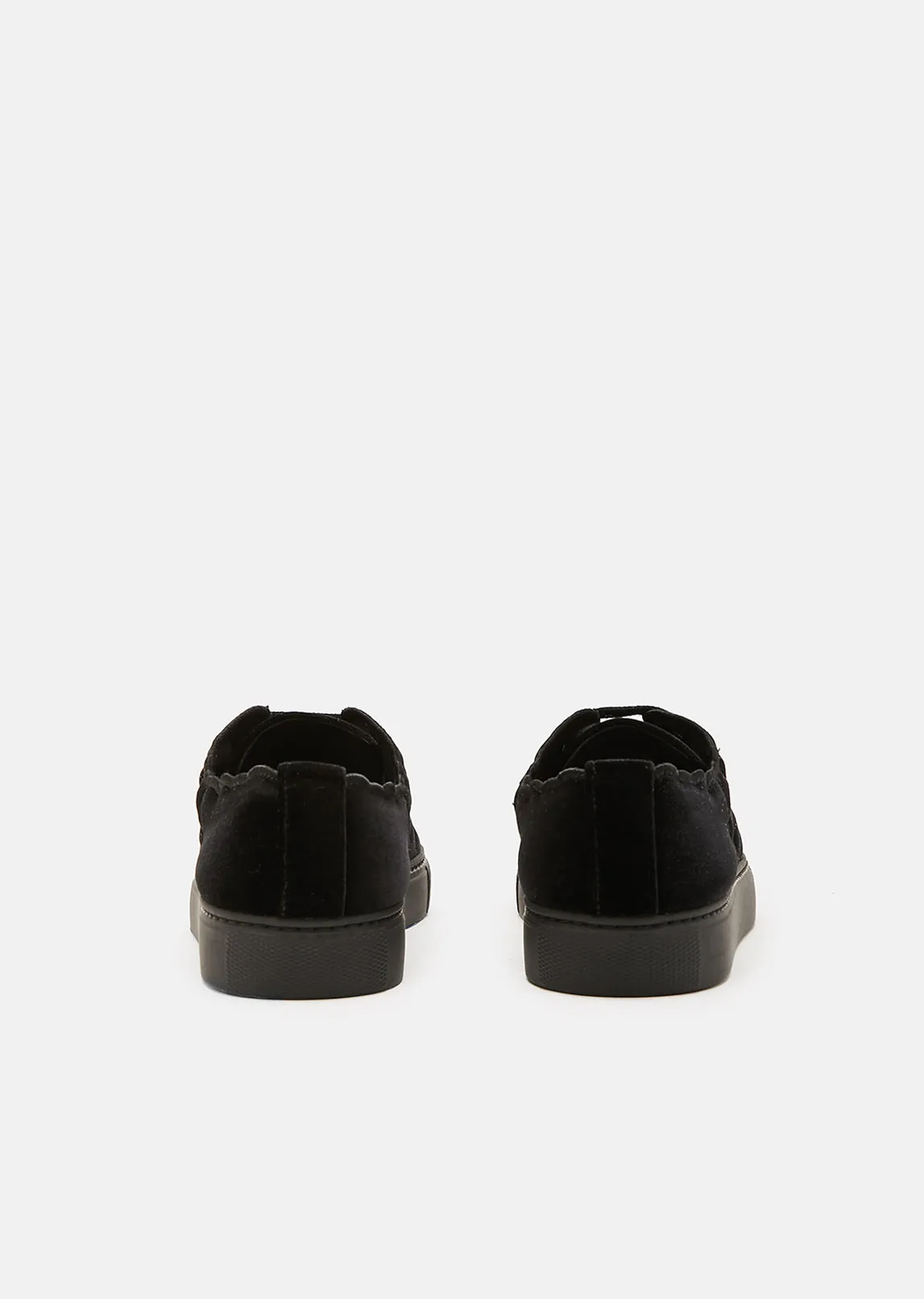 Padded Velvet Flower Trainer