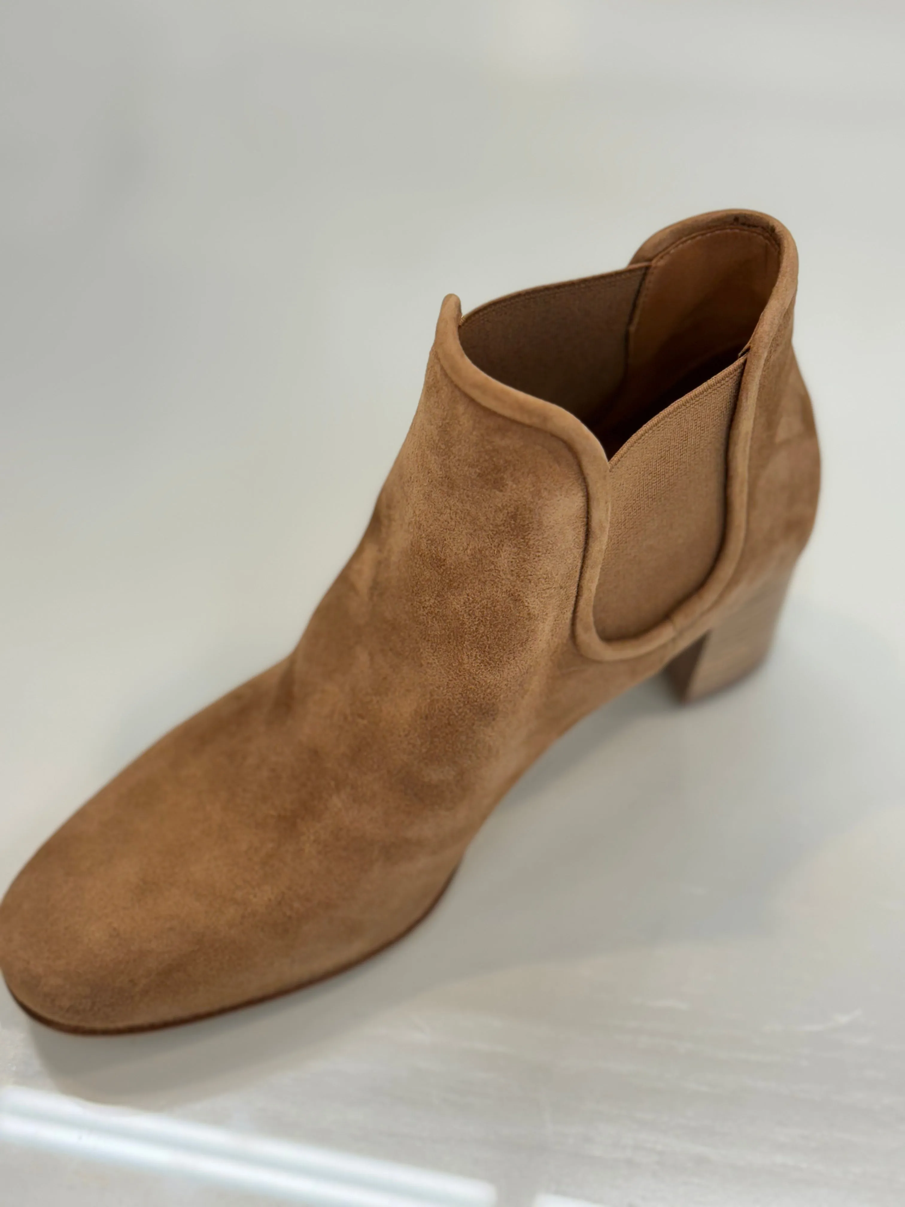 Pedro Garcia - Xiane Suede Chelsea Ankle Boot in Biscuit