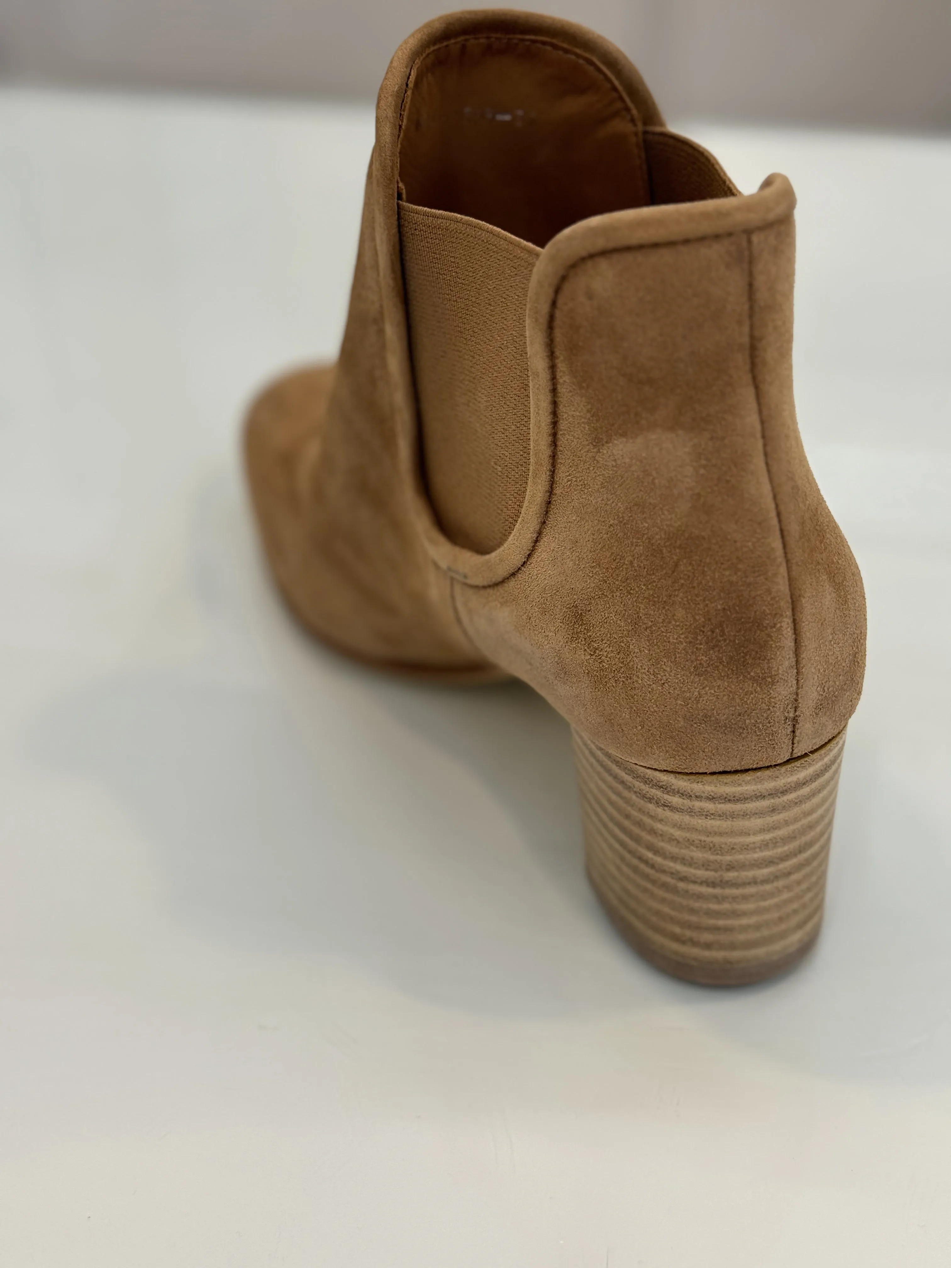 Pedro Garcia - Xiane Suede Chelsea Ankle Boot in Biscuit