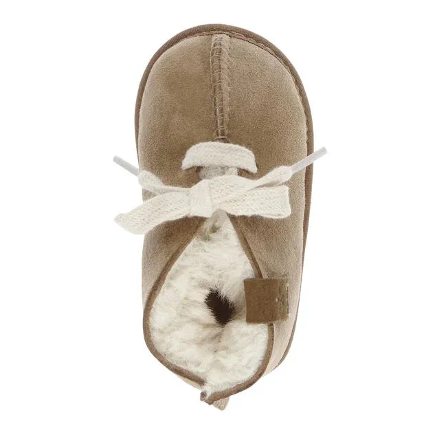 Platinum Baby Shoe - Chestnut