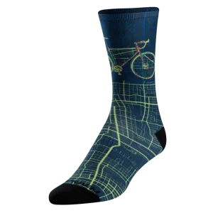 Pro Tall Cycling Sock - Blue