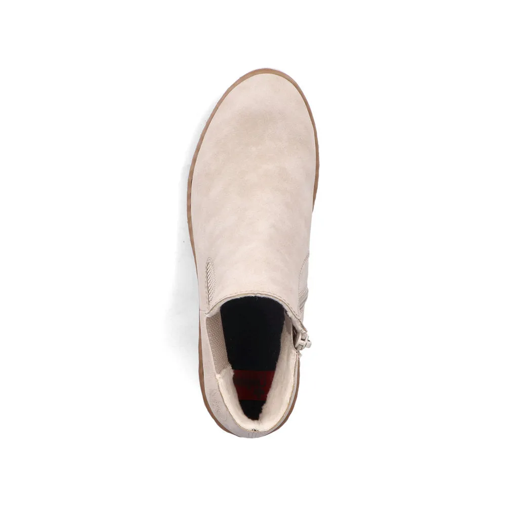 Rieker Women's Prisca 72 Boot w/ Zip Champignon / Ginger