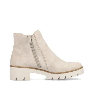 Rieker Women's Prisca 72 Boot w/ Zip Champignon / Ginger