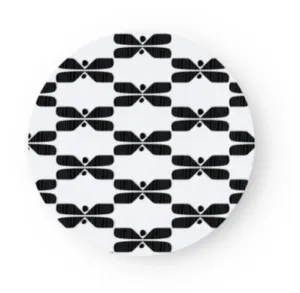 SAGALAGA | Trivet | Round Perhonen Trivet - Black / Blue / Gray