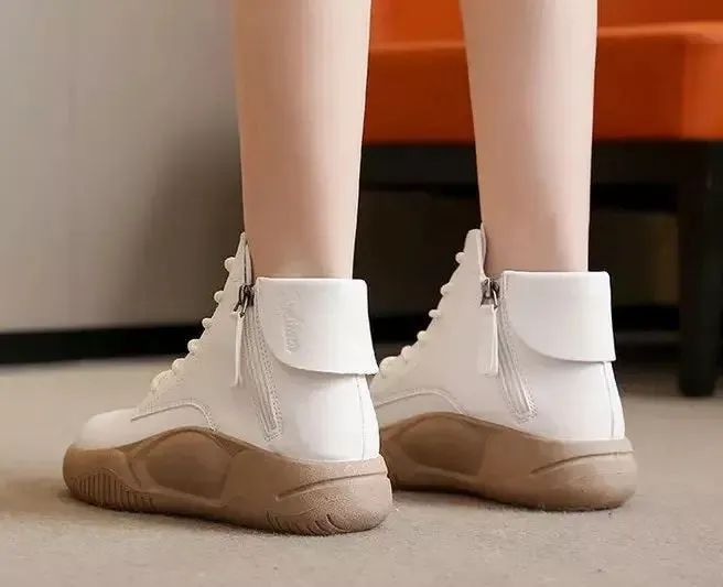 SH352 - Winter mid-cut plus velvet Shoes