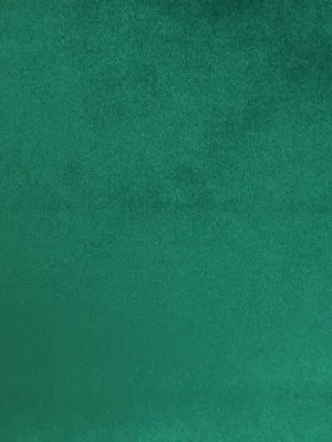 Solid Butter Velvet Drapery Upholstery Fabric / Ocean / Sold By The Yard