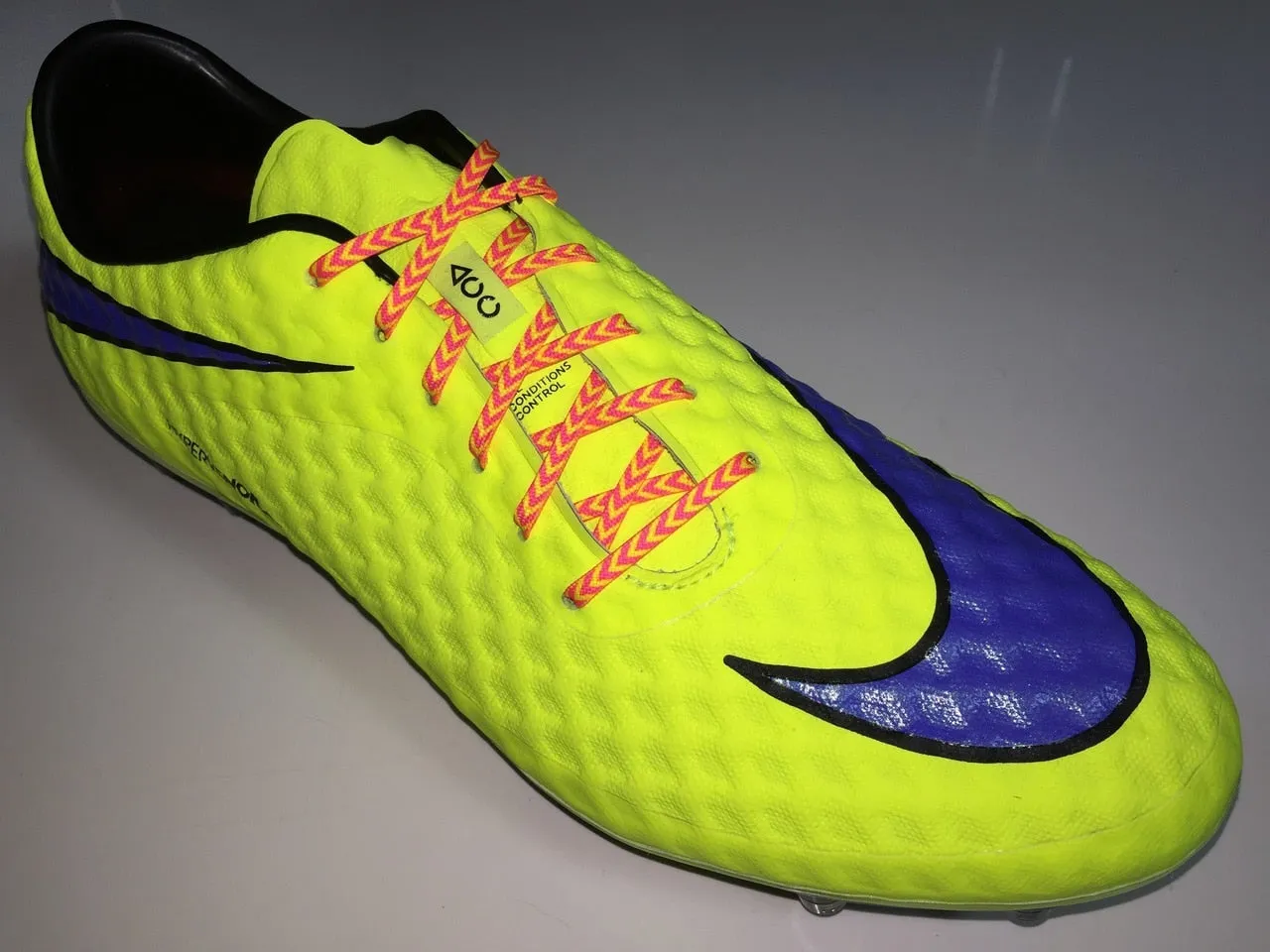 SR4U Laces Neon Yellow/Neon Pink Chevron Premium