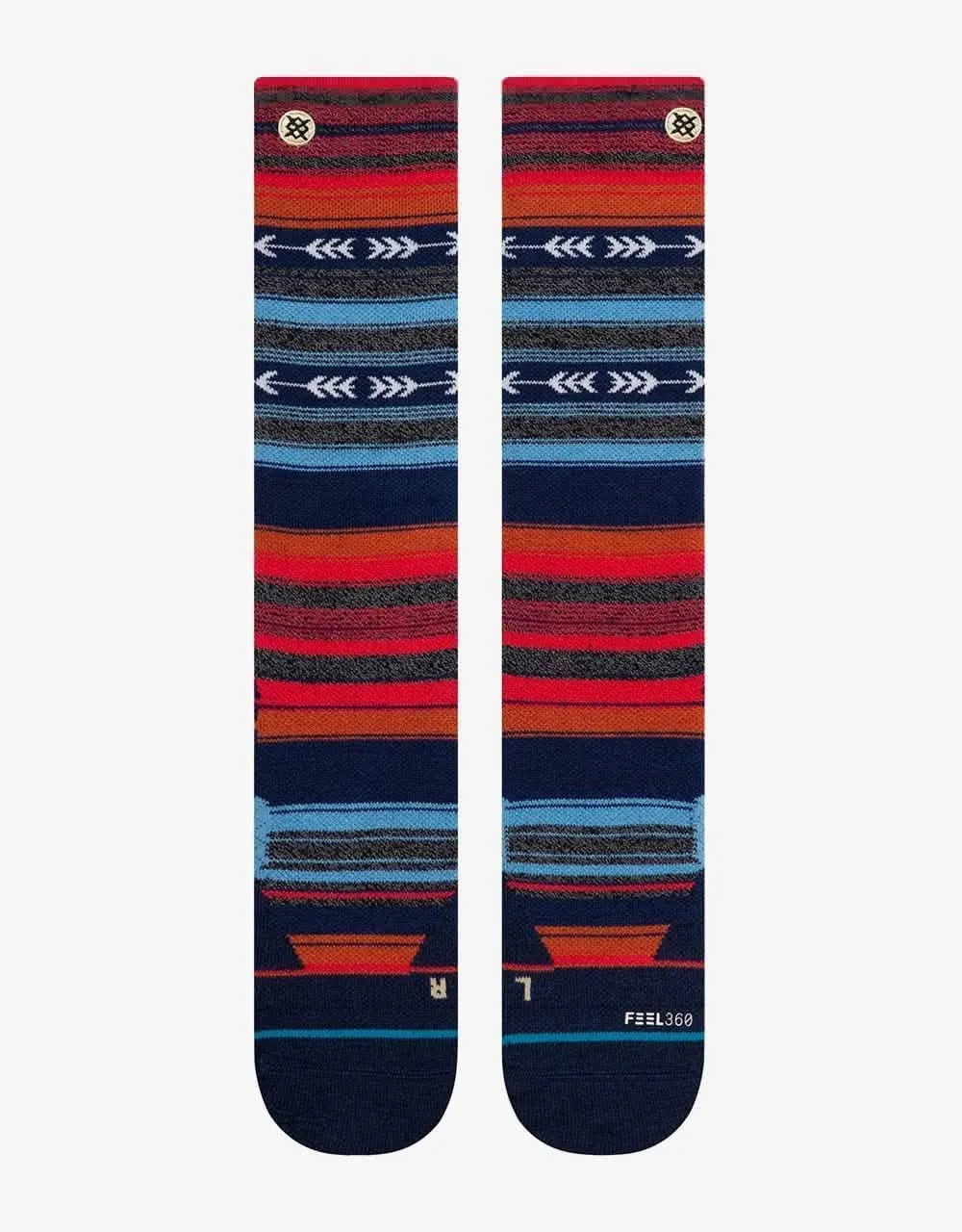 Stance Kirk 2 FEEL360® w/INFIKNIT® Snowboard Socks - Black