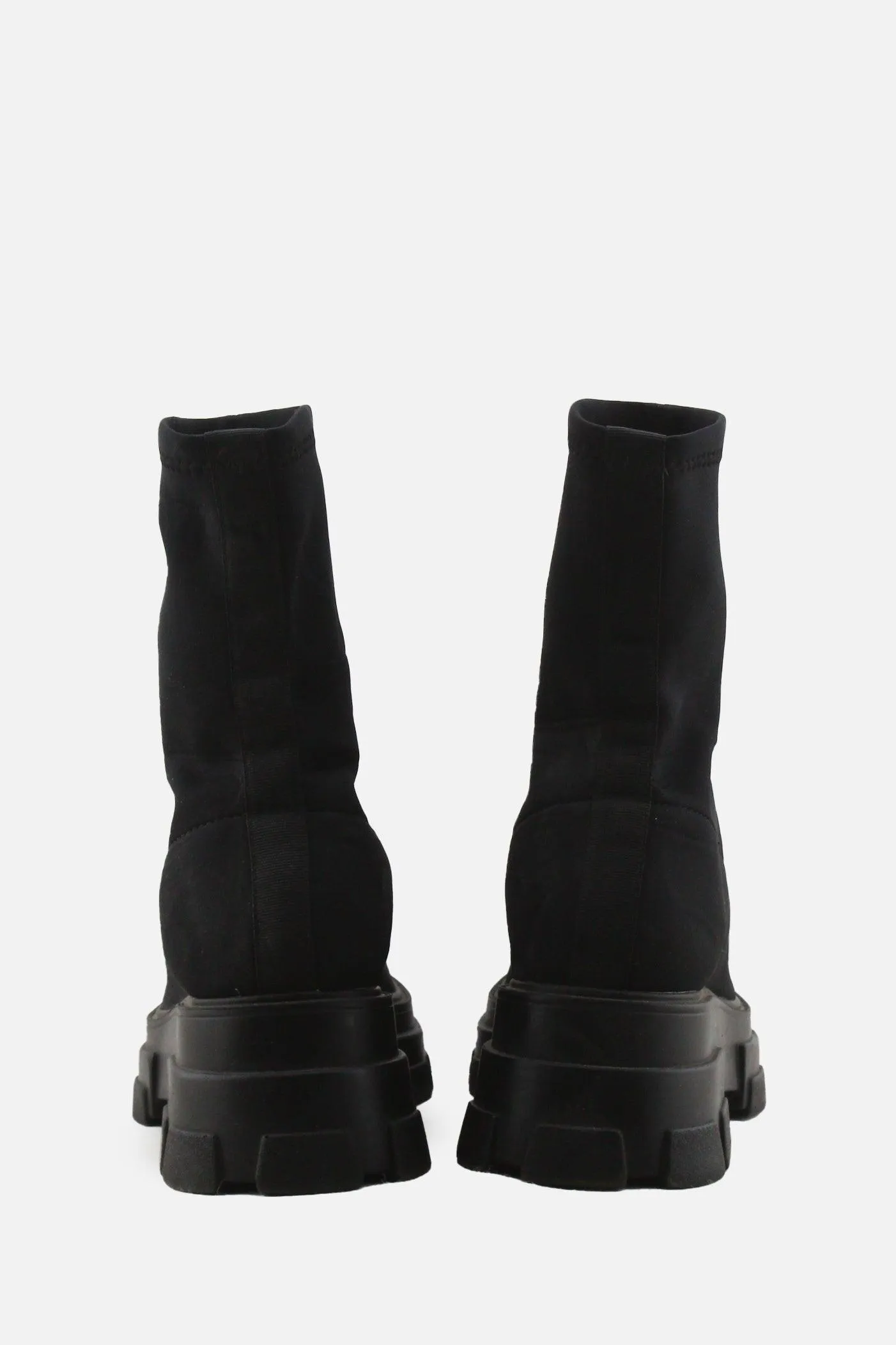 Stradivarius Sock Chelsea Ankle Boots | Textile