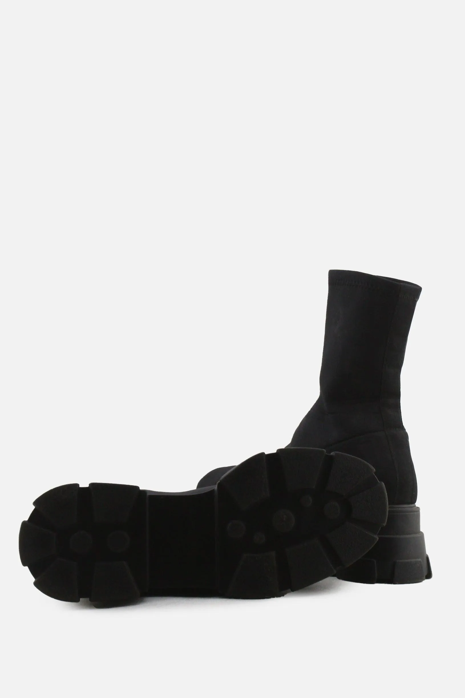 Stradivarius Sock Chelsea Ankle Boots | Textile