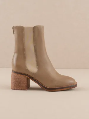 The Olivia | Dune Chelsea Heel Boots