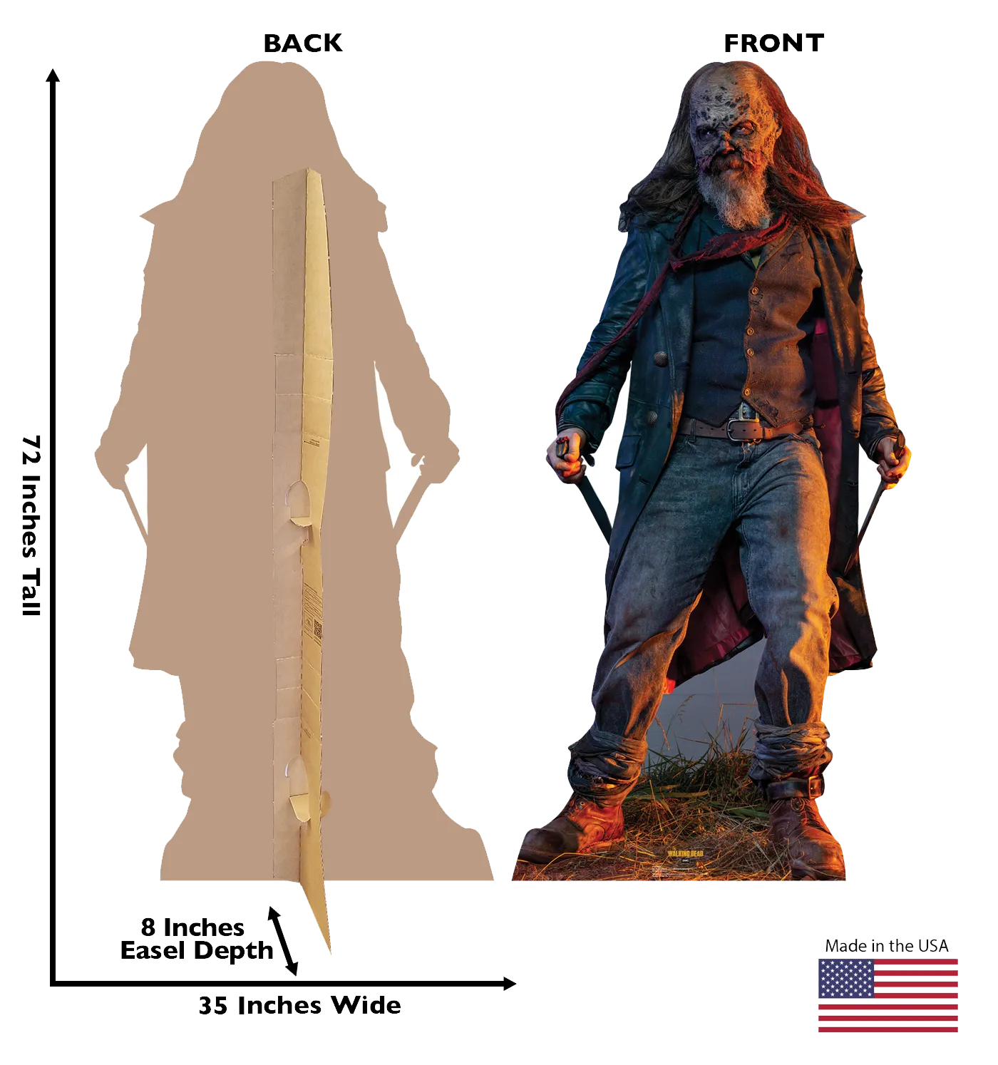 The Walking Dead Beta Cardboard Cut Out Standee