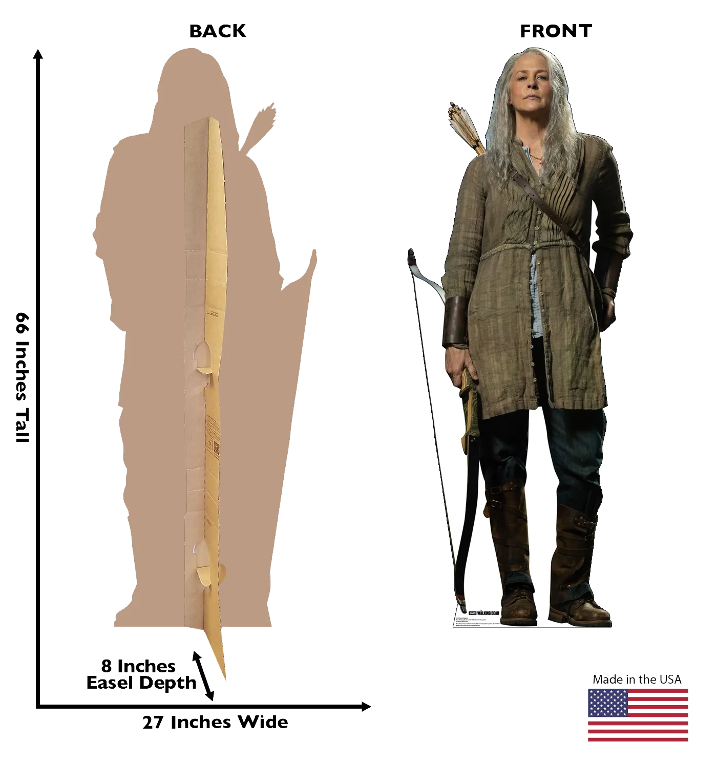 The Walking Dead Carol Cardboard Cut Out Standee