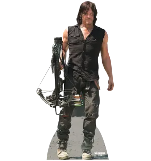 The Walking Dead Daryl with Crossbow 01 Cardboard Cut Out Standee