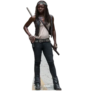 The Walking Dead Michonne 02 Cardboard Cut Out Standee