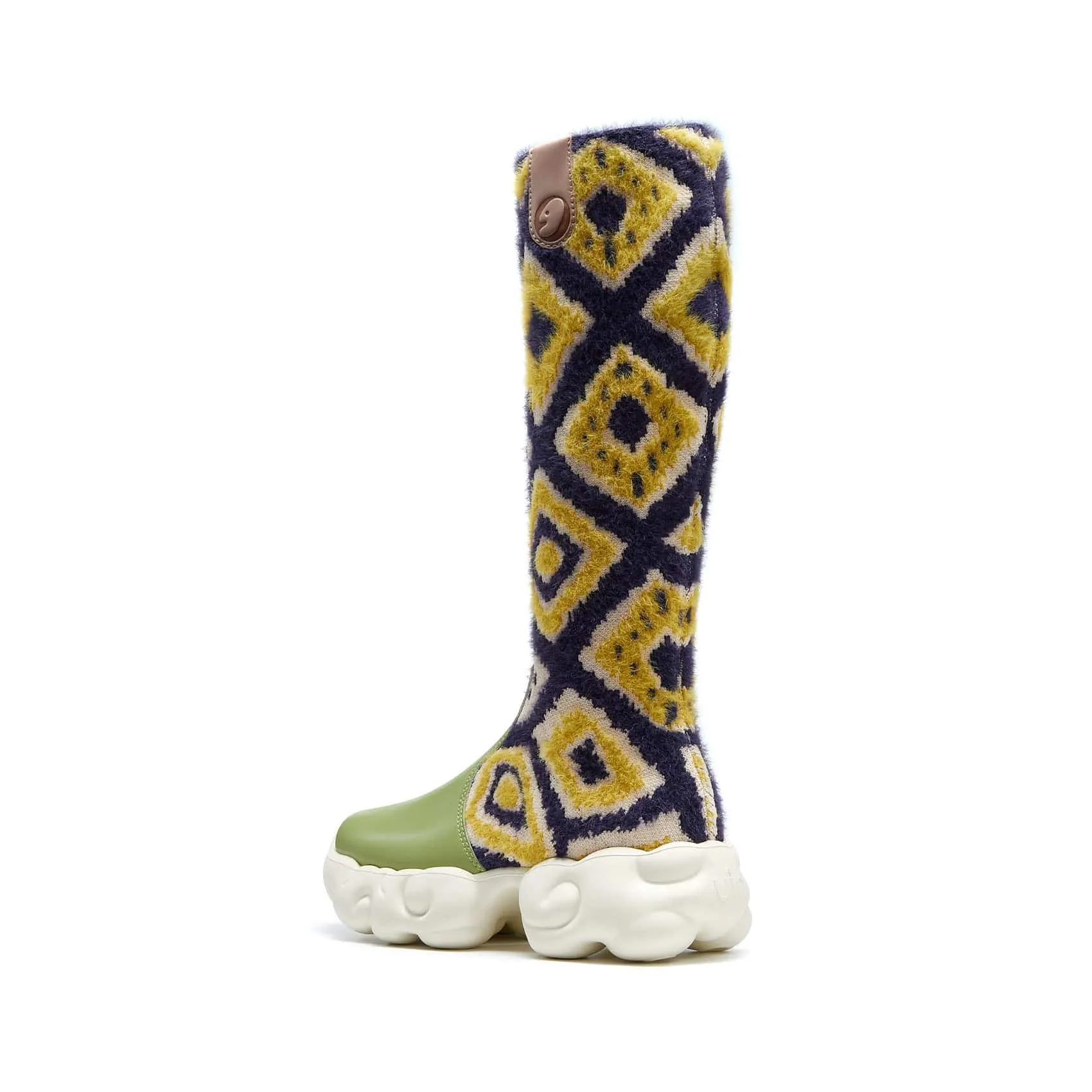 Tie Dye Squares Cloud V Women