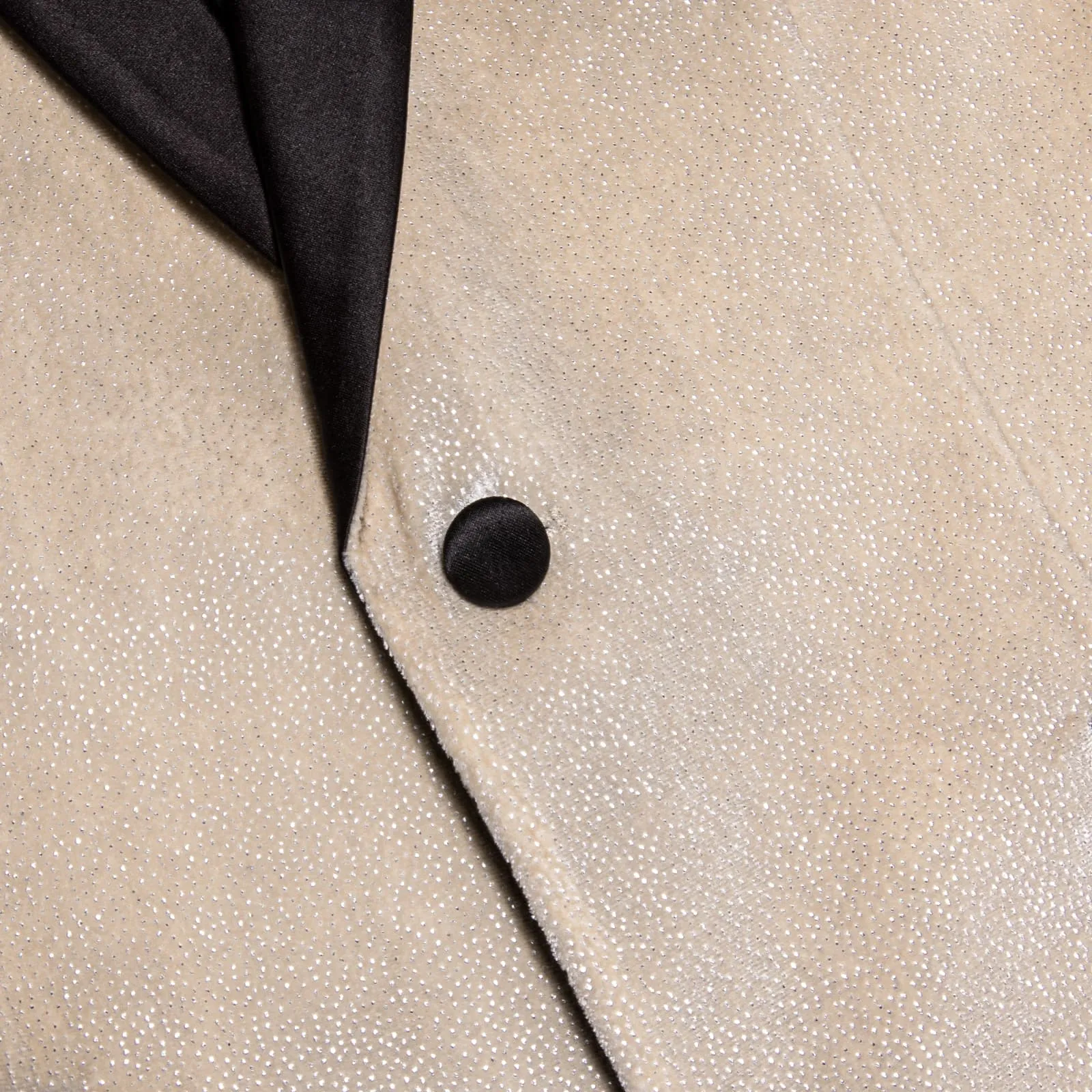 Ties2you Velvet Suit Champagne Solid Hot Stamping Shawl Collar Mens Suit Jacket for Prom