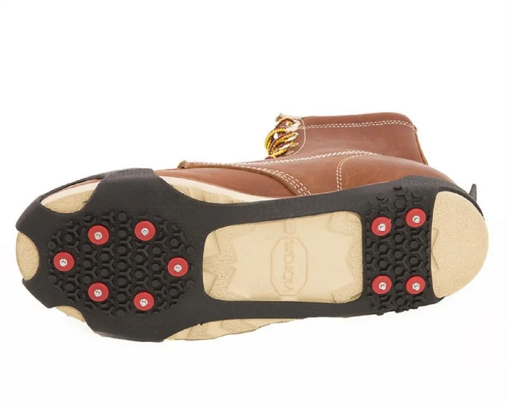 TINGLEY RUBBER CORP Pull-On Ice Traction - Studded Outsole, Black, Large, 1 Pair