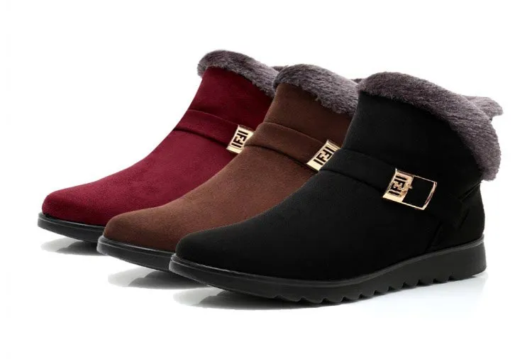 Trendy Warm Plush Winter Boots