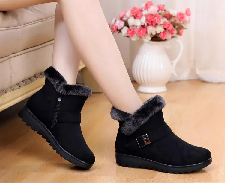 Trendy Warm Plush Winter Boots