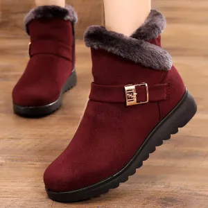 Trendy Warm Plush Winter Boots