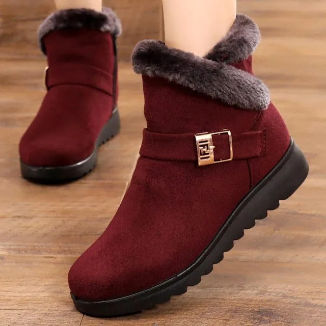 Trendy Warm Plush Winter Boots