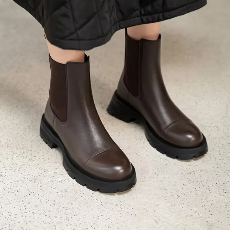 USS Shoes Gamary Women's Leather Chelsea Boots