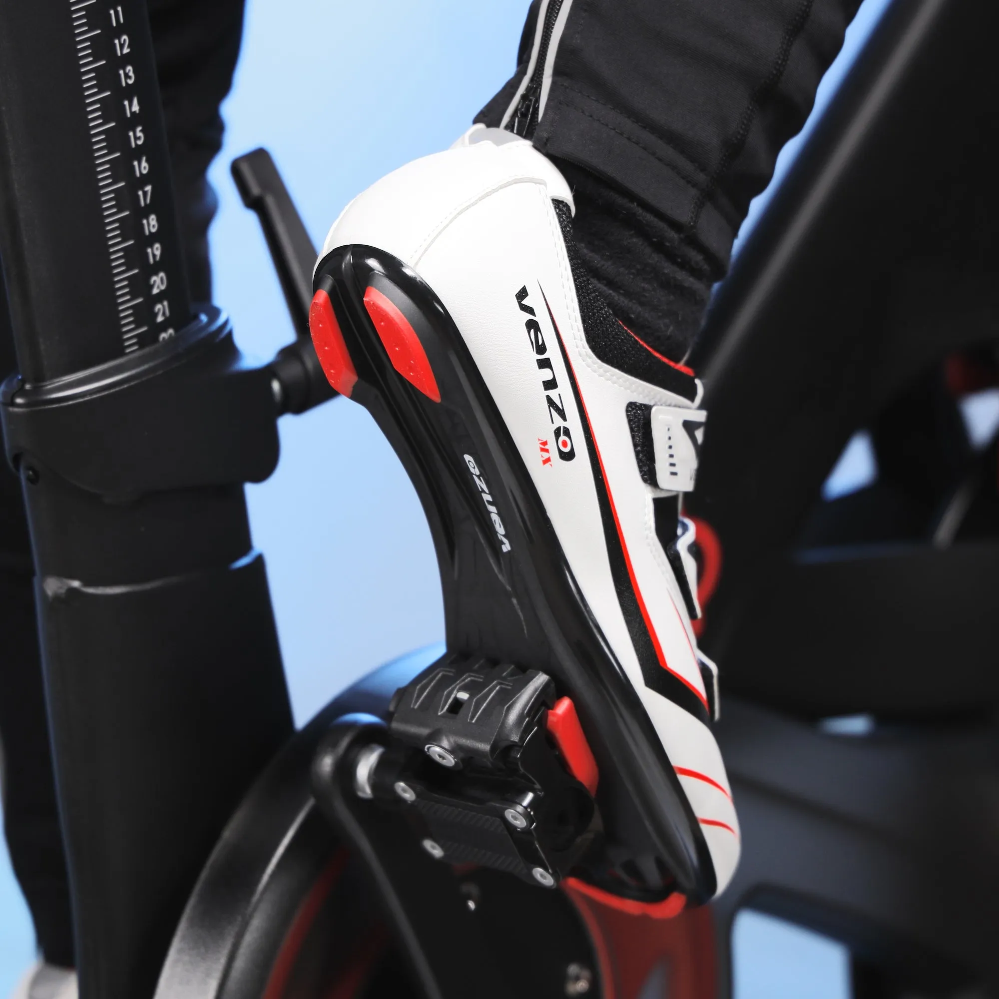 Venzo Bicycle Women's Road Cycling Riding Shoes with 3 Straps - Compatible with Peloton for Shimano SPD & Look ARC Delta - Perfect for Road Racing Bikes - Size 38