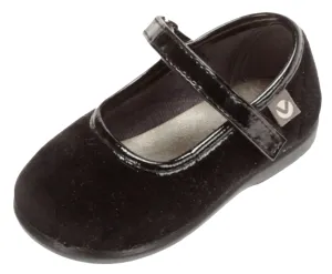Victoria Alba Velvet Mary Jane Black for Girl's