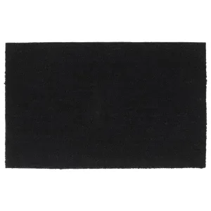 vidaXL Door Mat Black 50x80 cm Tufted Coir