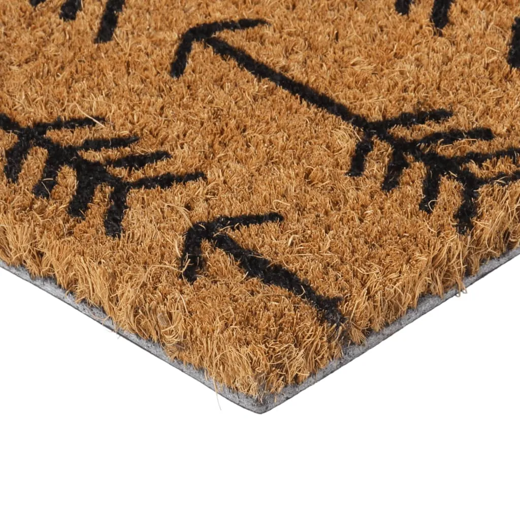 vidaXL Door Mat Natural 40x60 cm Tufted Coir