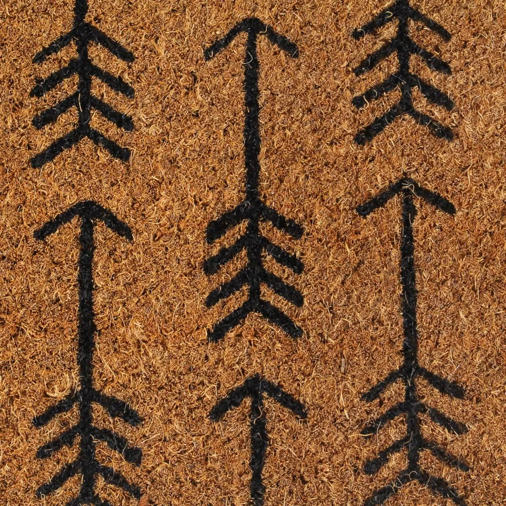 vidaXL Door Mat Natural 40x60 cm Tufted Coir