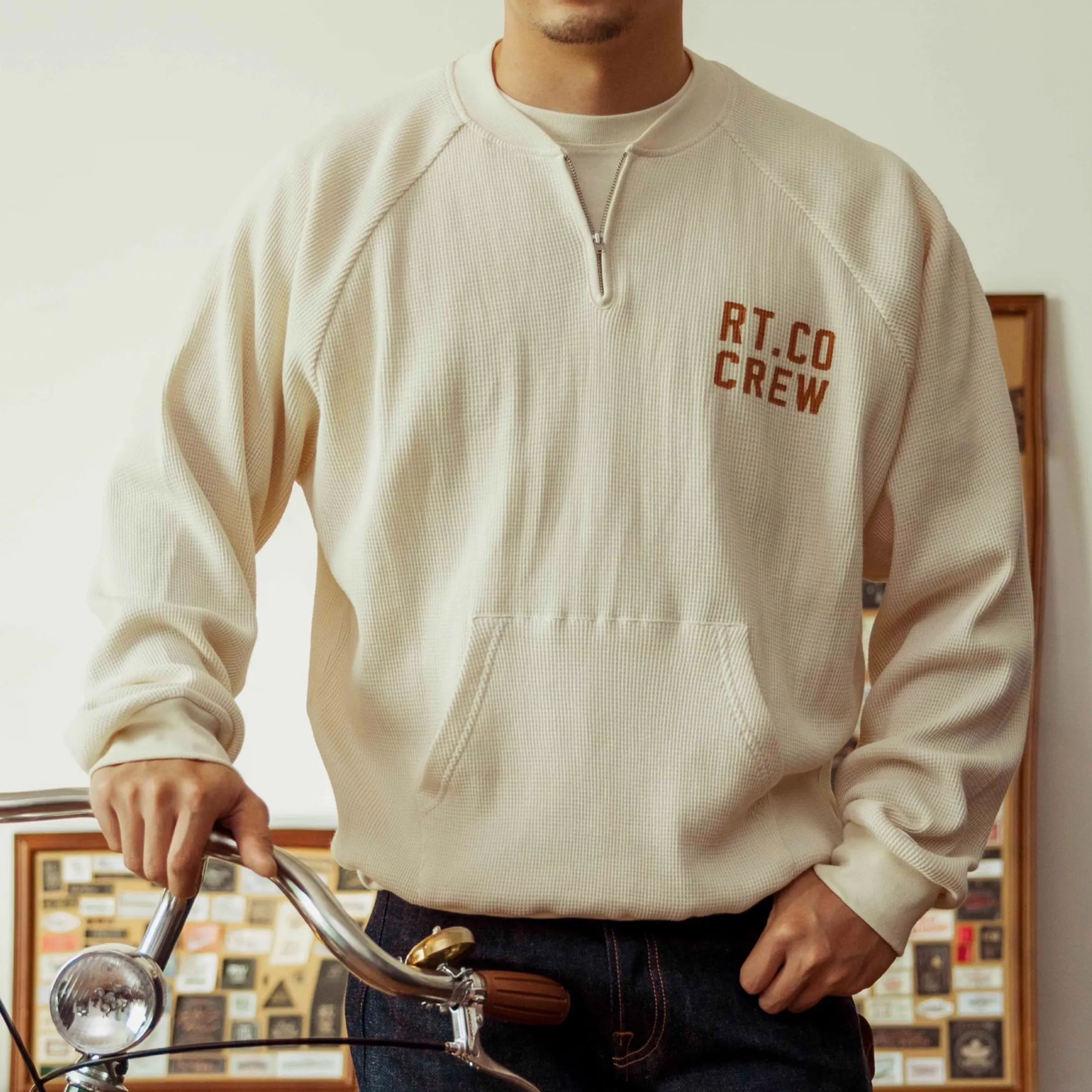 WAFFLE LONG-SLEEVED TEE TEXAS
