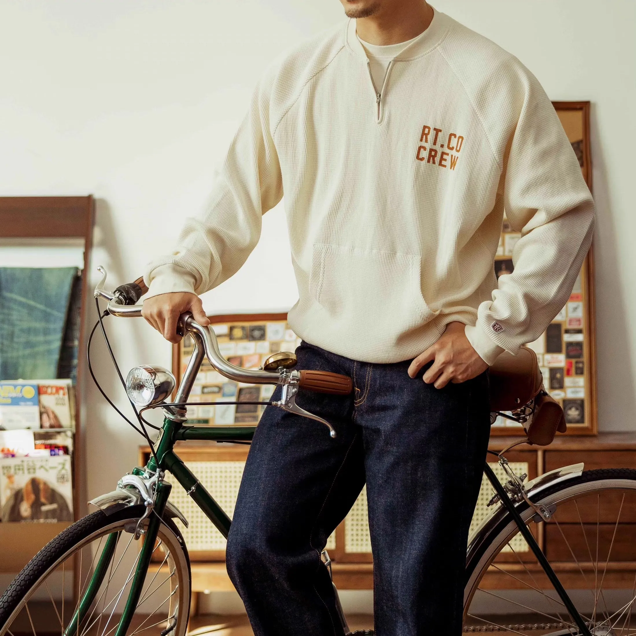 WAFFLE LONG-SLEEVED TEE TEXAS