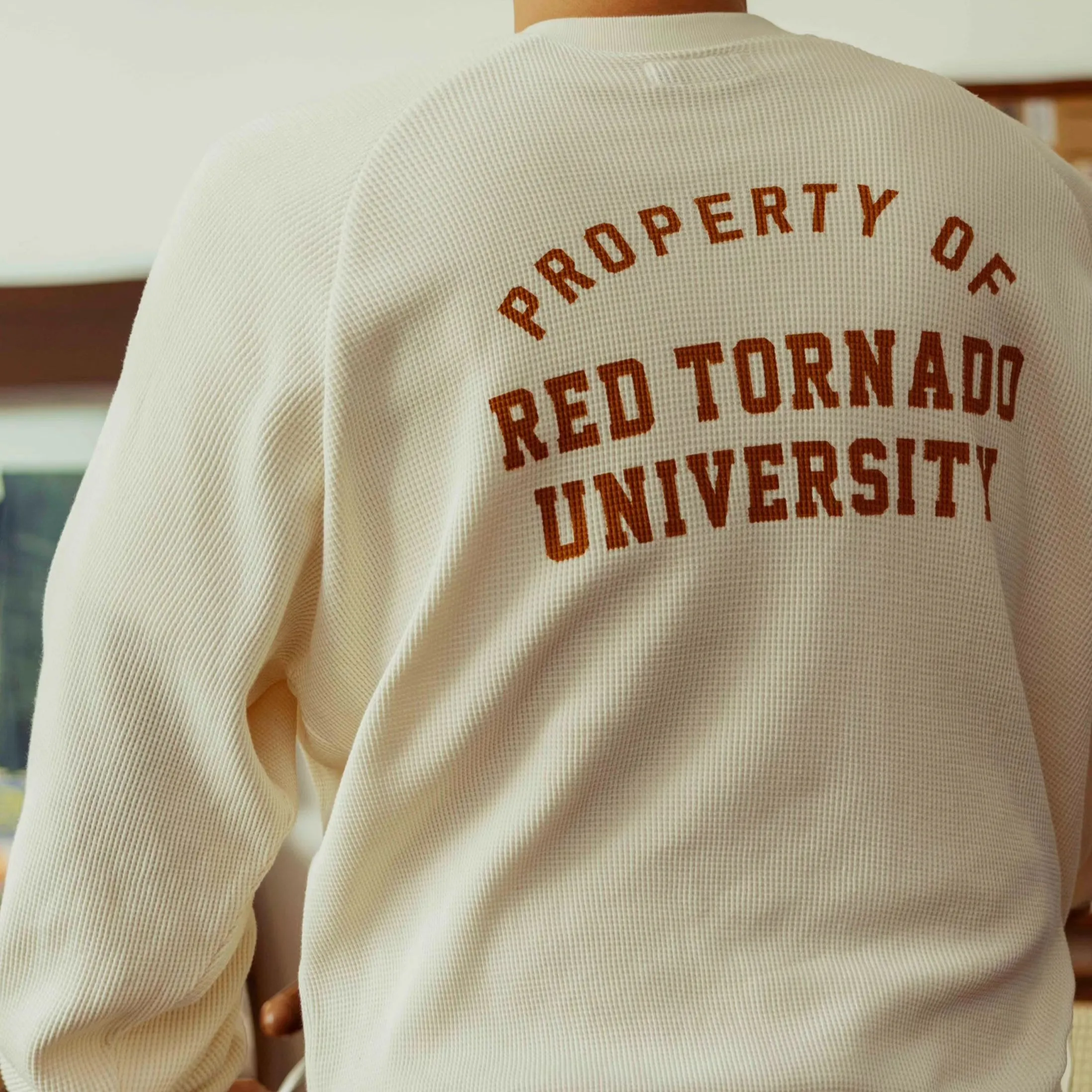 WAFFLE LONG-SLEEVED TEE TEXAS