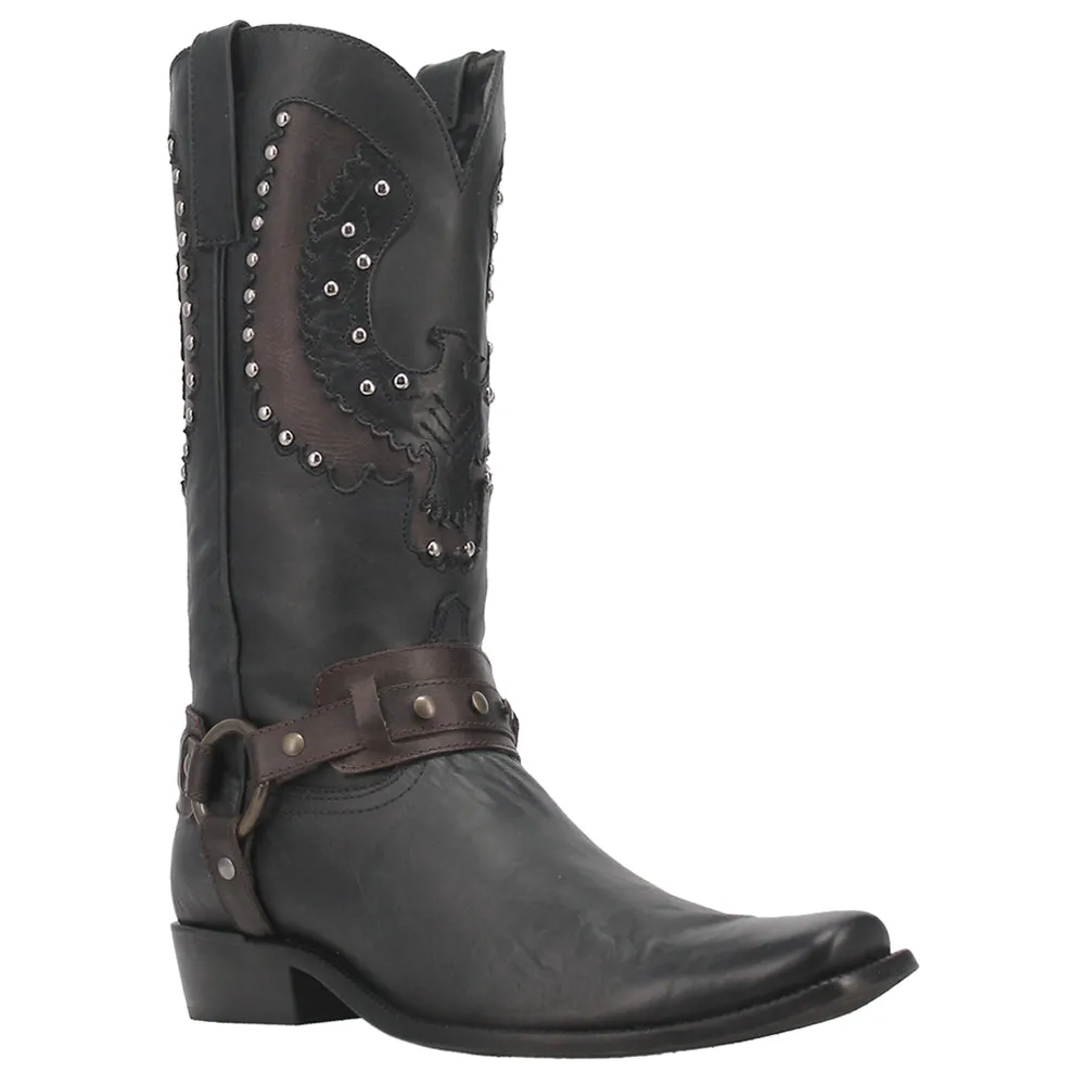 War Eagle Studded Square Toe Cowboy Boots