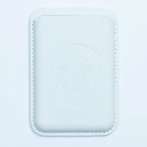 White Leather RFID Credit Card Holder